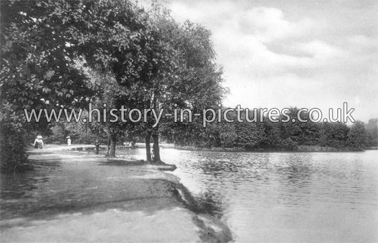 Connaught Waters, Chingford, London. c.1908.